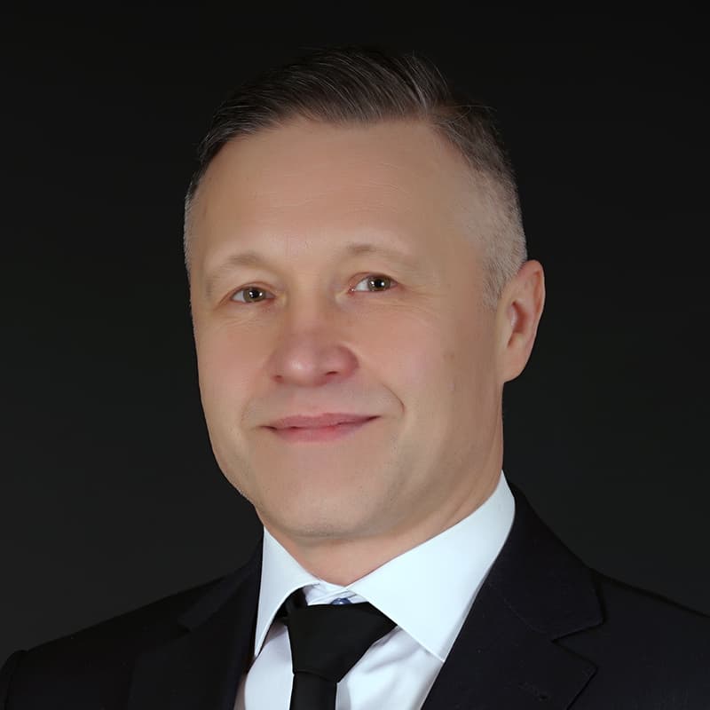 Portrait of Aleksandr Timarov, CFO of EcoRig Technologies